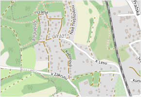 Anenská v obci Mnichovice - mapa ulice