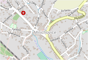 Masarykovo náměstí v obci Mnichovice - mapa ulice