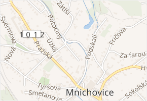 Velenovského v obci Mnichovice - mapa ulice