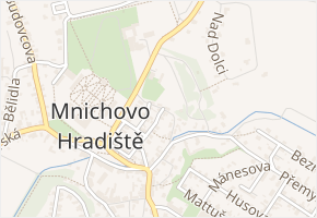 Hluboká v obci Mnichovo Hradiště - mapa ulice