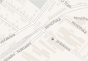 Jiráskova v obci Mnichovo Hradiště - mapa ulice