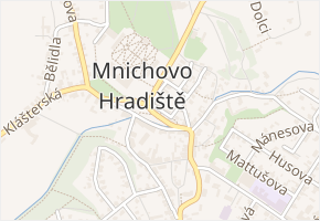 Nigrinovo návrší v obci Mnichovo Hradiště - mapa ulice