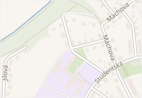 U Rozhledny v obci Mnichovo Hradiště - mapa ulice