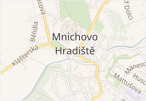 Zámecká v obci Mnichovo Hradiště - mapa ulice