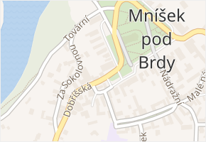 Dobříšská v obci Mníšek pod Brdy - mapa ulice