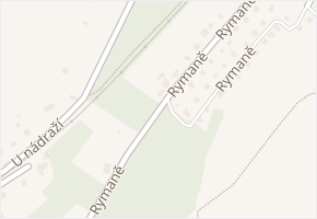 Rymaně v obci Mníšek pod Brdy - mapa ulice