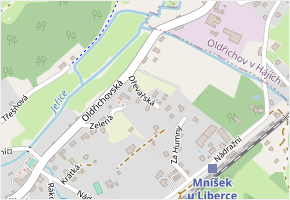 Dřevařská v obci Mníšek - mapa ulice