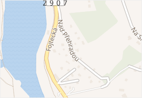 Nad Přehradou v obci Mníšek - mapa ulice