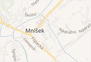 Řadová v obci Mníšek - mapa ulice