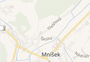 Třešňová v obci Mníšek - mapa ulice