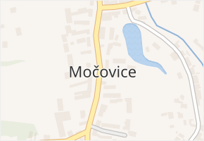 Močovice v obci Močovice - mapa části obce