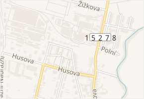 Pilcova v obci Modřice - mapa ulice