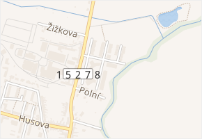 Přízřenická v obci Modřice - mapa ulice