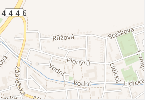 Jánská v obci Mohelnice - mapa ulice