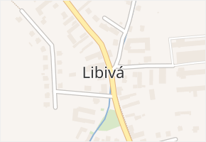 Libivá v obci Mohelnice - mapa části obce