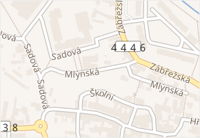 Mlýnská v obci Mohelnice - mapa ulice
