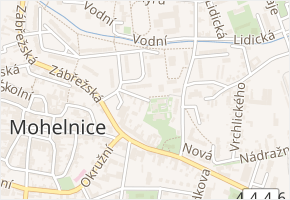 Na Zámečku v obci Mohelnice - mapa ulice