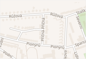 Příčná v obci Mohelnice - mapa ulice
