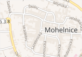 S. K. Neumanna v obci Mohelnice - mapa ulice