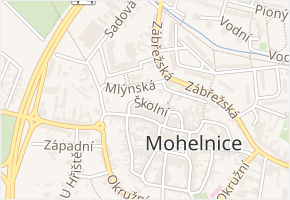 Školní v obci Mohelnice - mapa ulice
