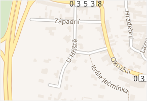 U Hřiště v obci Mohelnice - mapa ulice