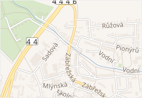 Zábřežská v obci Mohelnice - mapa ulice
