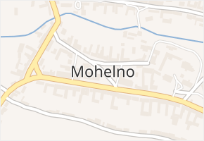 Mohelno v obci Mohelno - mapa části obce