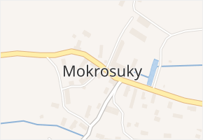 Mokrosuky v obci Mokrosuky - mapa části obce