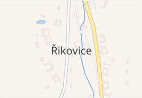 Řikovice v obci Morašice - mapa části obce