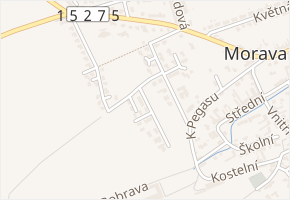 K Vrbičkám v obci Moravany - mapa ulice