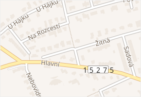 Ostopovická v obci Moravany - mapa ulice