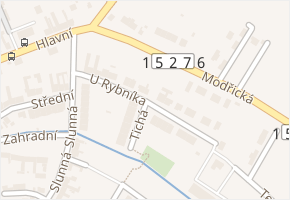 U Rybníka v obci Moravany - mapa ulice