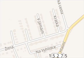 V Jámách v obci Moravany - mapa ulice