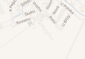 Za Humny v obci Moravany - mapa ulice