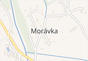 Morávka v obci Morávka - mapa části obce