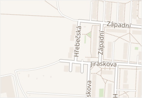 Hřebečská v obci Moravská Třebová - mapa ulice