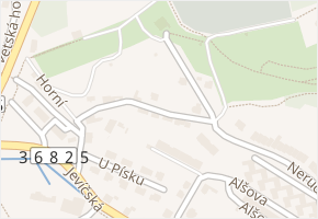 Panenská v obci Moravská Třebová - mapa ulice