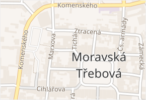 Pivovarská v obci Moravská Třebová - mapa ulice