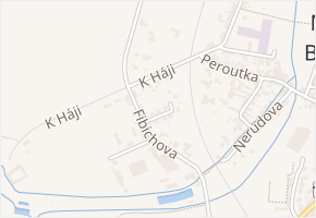 Alšova v obci Moravské Budějovice - mapa ulice