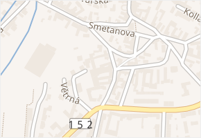 Blahoslavova v obci Moravské Budějovice - mapa ulice