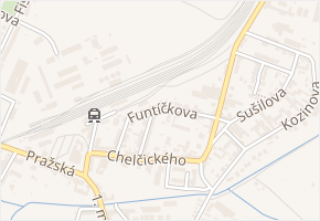 Funtíčkova v obci Moravské Budějovice - mapa ulice