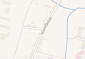 Havlíčkova v obci Moravské Budějovice - mapa ulice