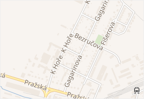 Wolkerova v obci Moravské Budějovice - mapa ulice