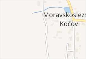 Moravskoslezský Kočov v obci Moravskoslezský Kočov - mapa části obce