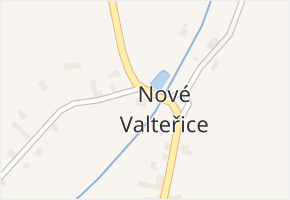 Nové Valteřice v obci Moravský Beroun - mapa části obce