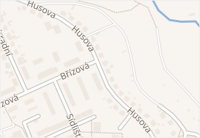Husova v obci Moravský Krumlov - mapa ulice