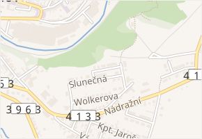 Na Bubnu v obci Moravský Krumlov - mapa ulice