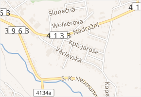 Nerudova v obci Moravský Krumlov - mapa ulice