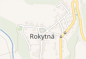 Rokytná v obci Moravský Krumlov - mapa části obce