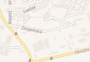 Znojemská v obci Moravský Krumlov - mapa ulice